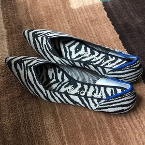 Rothy’s Zebra Point, Size 10
